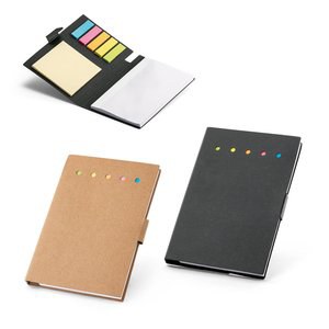 Coloured sticky notepad with 6 sets - Egotier 93791A