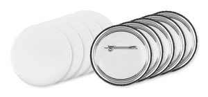 Pak van 5 GiftRetail MO9330 - PIN Gepersonaliseerde Pin Knopjes Ø5,8 CM