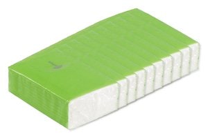 Pak van 100 GiftRetail MO8649 - SNEEZIE Elegante Mini Tissueverpakking voor Onderweg