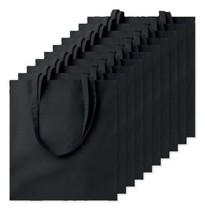 Pak van 100 GiftRetail MO9268 - COTTONEL COLOUR + Katoenen boodschappentas