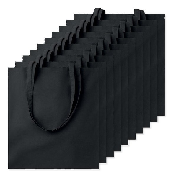 Pak van 100 GiftRetail MO9268 - COTTONEL COLOUR + Katoenen boodschappentas