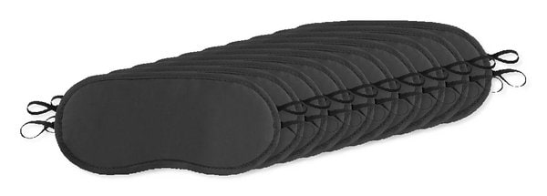 Pak van 10 GiftRetail MO9233 - BONNE NUIT Slaapmasker 190T