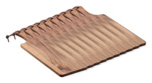 Pak van 10 GiftRetail MO6965 - CIBO Acaciahouten serveerplank