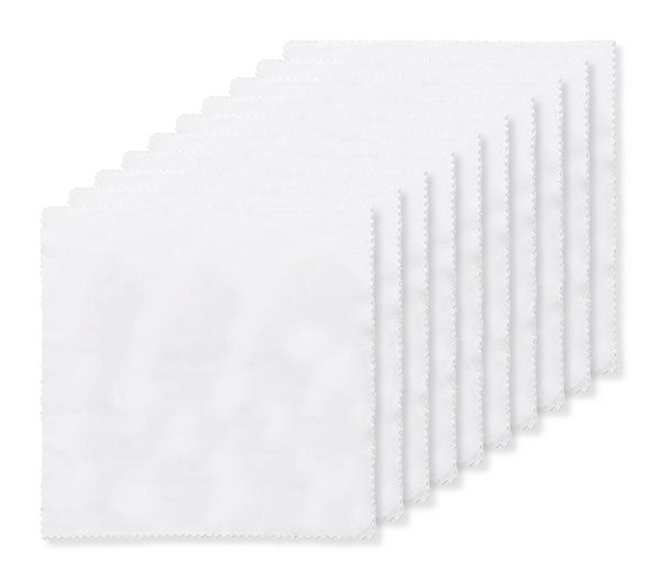 Pak van 100 GiftRetail MO9902 - RPET CLOTH RPET poetsdoekje