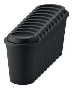 Pak van 10 GiftRetail MO6582 - NOLA Dubbelwandige beker PP 300 ml