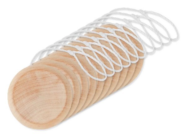 Pak van 10 GiftRetail KC2937 - NATUS Klassieke Houten Jojo Speelgoed