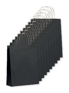 Pak van 100 GiftRetail MO6172 - PAPER TONE S Milieuvriendelijke Kleine Kraft Papieren Draagtas