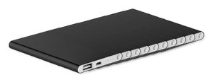 Pak van 100 GiftRetail MO8735 - POWERFLAT Aluminium PowerBank 4000mAh