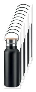 Pak van 100 GiftRetail MO9431 - HELSINKI Dubbelwandige fles 500ml