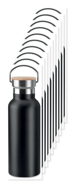 Pak van 100 GiftRetail MO9431 - HELSINKI Dubbelwandige fles 500ml