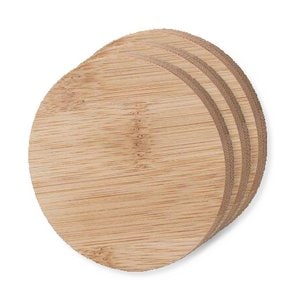 Pak van 30 Goya 50659 - Kleine spiegel met bamboe houten lijst CRIM