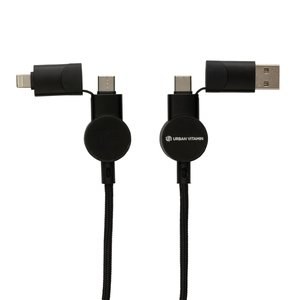 Urban Vitamin P302.70 - Oakland 1.2meter RCS rplastic 6-in-1 fast charging 45W kabel