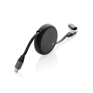 XD Xclusive P302.77 - Terra RCS recycled aluminium retractable 240W 2-in-1 cable