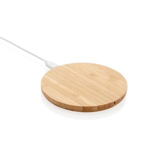 XD Collection P308.22 - Bamboe 5W draadloze oplader rond