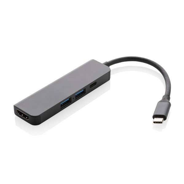 XD Xclusive P308.65 - Terra RCS gerecycled aluminium hub met HDMI input