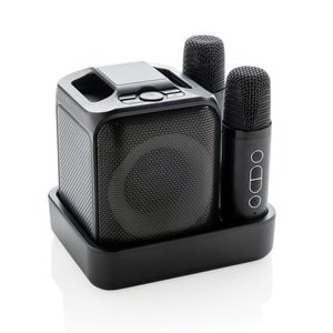 XD Collection P331.06 - Singvibe RCS recycled plastic karaoke set with double mic